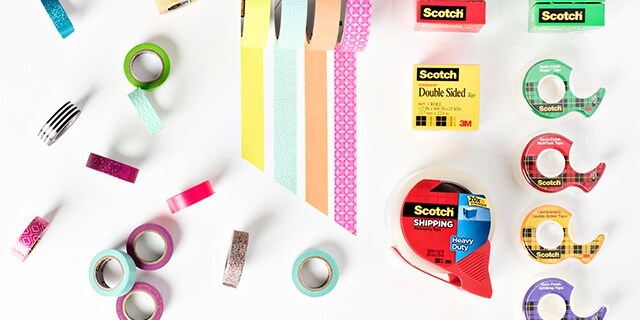 Scotch® Expressions™ Washi Tape, C614-P2-EF, foil, pink with gold dots,  0.59 in x 275 in (15 mm x 7 m)