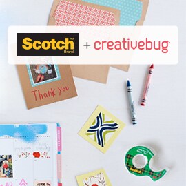 Scotch™ Brand and Creativebug® Partner to offer 1000+ online classes