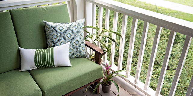 Haven Way 2-Piece Charcoal Deep Seat Patio Chair Cushion in the Patio  Furniture Cushions department at Lowes.com