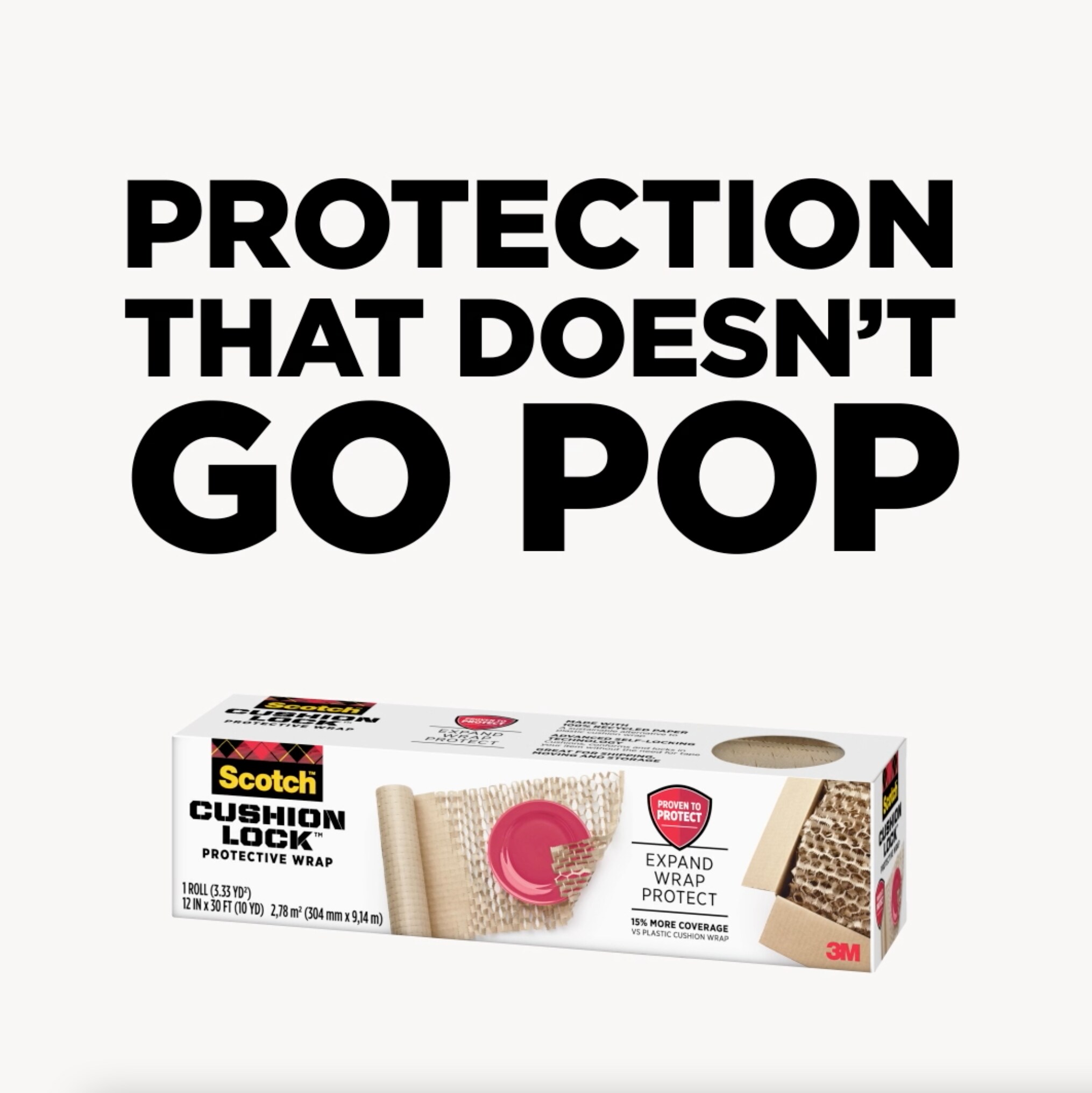 Video 2: Scotch™ Cushion Lock™ has protection that doesn't go pop

