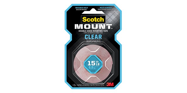 Scotch-Mount™ Clear Double-Sided Mounting Tape