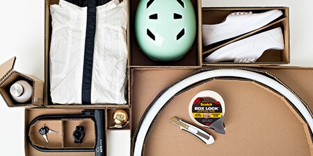 items in boxes that are about to be shipped